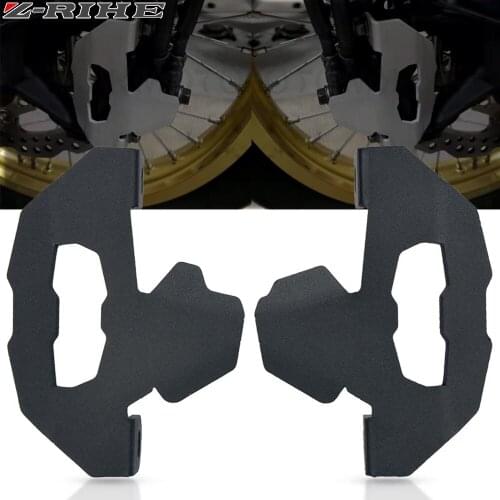 For HONDA CRF1000L Aftica Twin 2016-2018 17 Motorcycle Aluminum Front Brake Caliper Cover Guard CRF1000L Aftica Twin Accessories