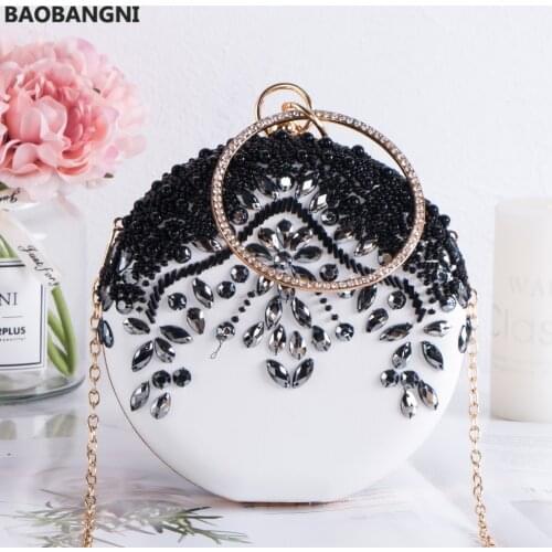 BAOBANGNI Women's White Clutches