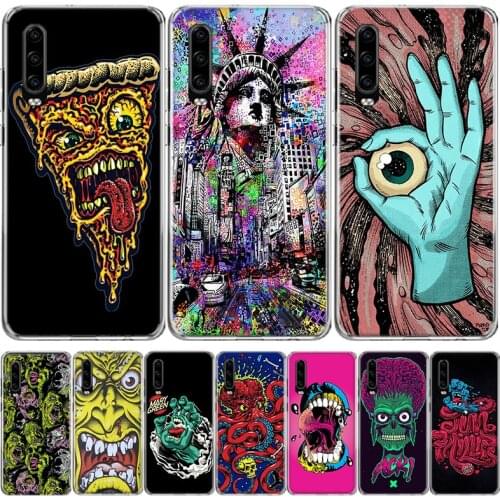 Santa Cruz Skateboards Art Phone Case For Huawei Mate 30 20 10 P40 P30 P20 P10 Pro Lite P Smart Z Plus 2019 2018 Cover Coque