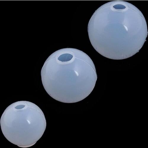 3Pcs Uv Epoxy Ball Shapes Resin Molds Tools for Diy Sphere Resin Mould Jewelry Making Findings Kits