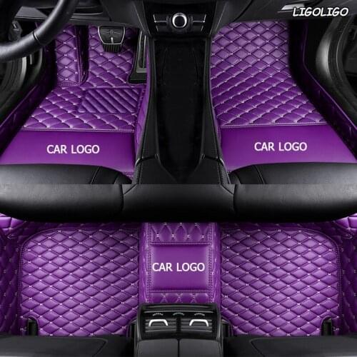 LIGOLIGO Custom Car floor Mat for SsangYong Korando Actyon Rexton Chairman Kyron Wearproof Carpets car foot mats