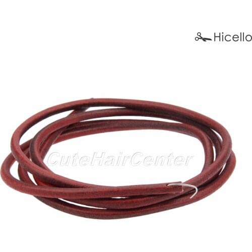183cm/72" Leather Treadle Belt with hook/connectors for Singer Sewing Machine and Manual Rocking Food Pedals Brown Hicello