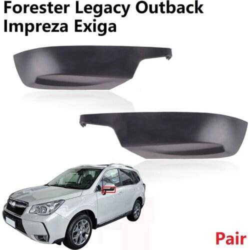 Pair Wing Rearview Side Mirror Cover Lower Cap for Subaru Forester Outback XV Impreza WRX STI Legacy 2013-2017