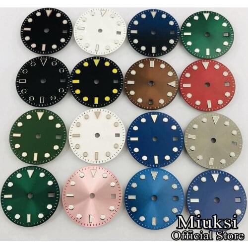 Miuksi 28.5mm sterile dial fit ETA 2836 Mingzhu DG2813/3804 Miyota 8205/8215/821A/82 series movement 40mm case