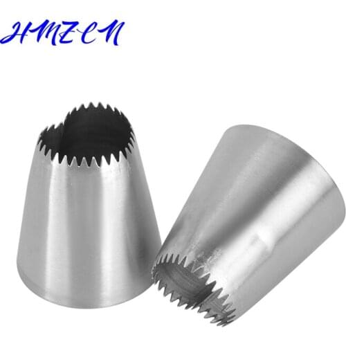 1PC Heart-shape Icing Piping Nozzle Stainless Steel DIY Cream Cupcake Pastry Tips Nozzle Kitchen Bakery Cake Decoration Tool