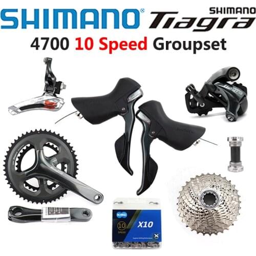 SHIMANO Tiagra 4700 Groupset 4700 Derailleur ROAD Bicycle 2x10 Speed 50-34 52-36T 20s Derailleur Kit