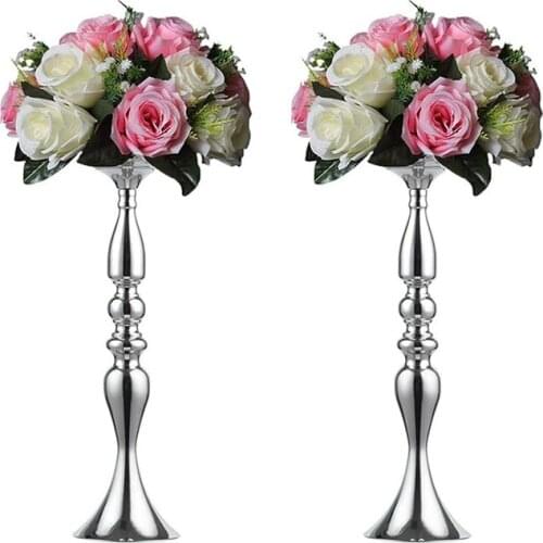 Wedding Prop Table Decoration Flower Rack, Geometric Design Floor Iron Art Detachable Event Rustproof Centerpieces Party Holder
