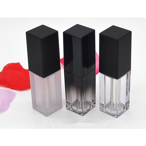 Top Clear Gradient Mini 5ML Empty Lip Gloss Tubes Frosted Liquid Mascara Eyebrow Eyeliner Lip Balm Bottles for Travel 20pcs/lot