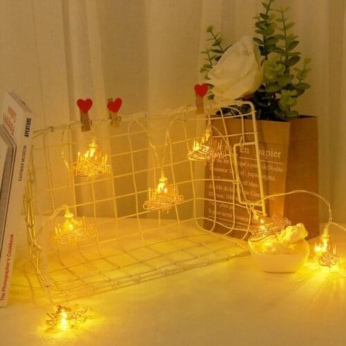 Ramadan Decorations Letter Led String Lights Eid Mubarak Home Decor Islam Muslim Event Party Supplies Eid Al-fitr Decoration