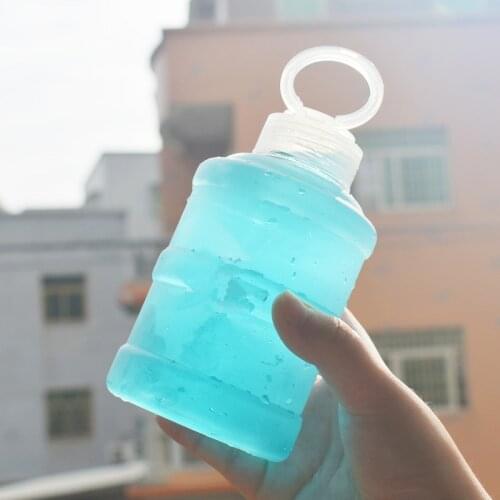 High quality 300ml 500ml 700ml 1L cold drink packaging transparent plastic bottle party favor coffee milk tea juice cup with lid