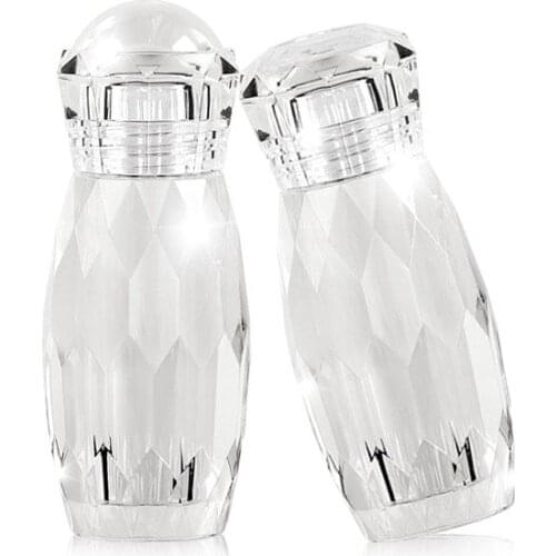 10/30/50pcs 5g Transparent Crystal Acrylic Cream Lotion Sample Bottle Crystal Sand Bottle Diamond Bottle