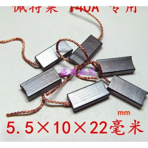 10pcs car 140A generator carbon brush 5.5x10x22mm