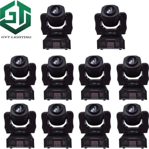 10pcs/lot 60W Led Spot Light with dmx 9/11 channels for Bar Disco decoration Auto Sound Party Music LED Spot Moving Head Light