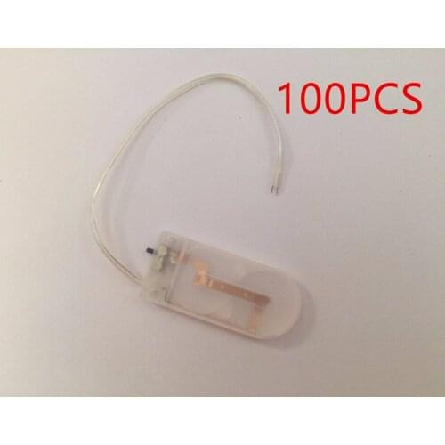 100PCS/lot Clear CR2032 Button Coin Cell Battery Socket Holder Case With ON/OFF Switch