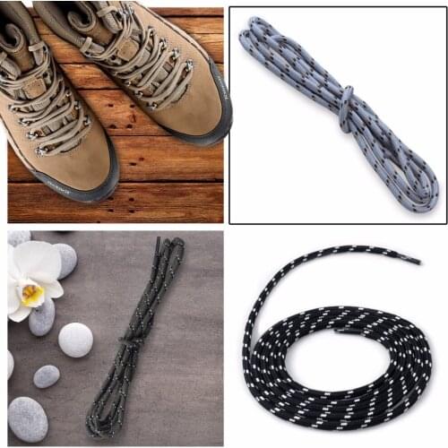 2 Pairs Of Round Bootlaces Shoe Laces Walking Boot Hiking Boot Strong Laces Length 150cm