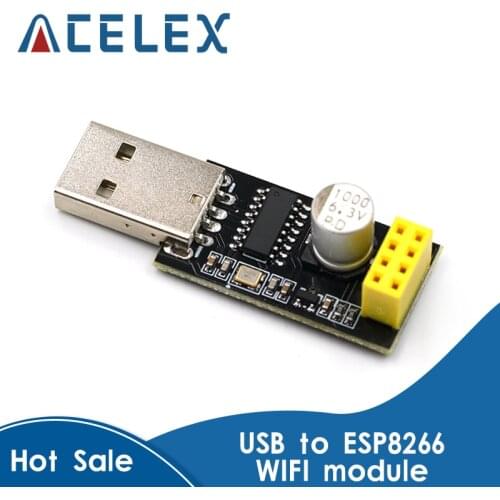 CH340 USB to ESP8266 ESP-01 Wifi Module Adapter Computer Phone Wireless Communication Microcontroller