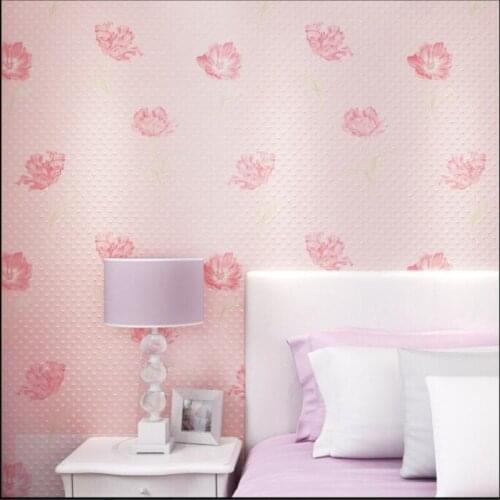 Beibehang 2017 new 3D stereo wallpaper bedroom green large flower wallpaper roll living room sofa background wall 3d wallpaper