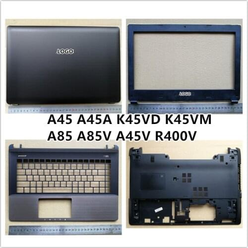 New laptop For ASUS A45 A45A K45VD K45VM A85 A85V A45V R400V LCD Back Cover Top Case/Front Bezel/Palmrest/Bottom Base