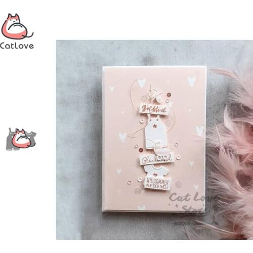 Baby Clothes Metal Cutting Dies Scrapbooking Stencil Die Cuts Card Making DIY Decorative Craft Embossing New Dies For 2020