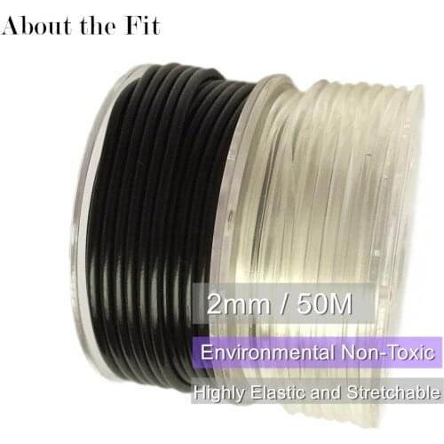 About the Fit 2mm 50M Stretch Cords Crystal Elastic Threads Wholesale Jewelry Accessories Beading Crafts Lacing Strings Findings