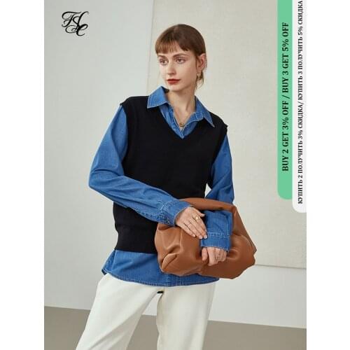 Женские короткие жилеты FANSILANEN China At AliExpress