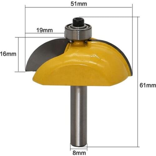 8mm Shank Raised Panel Cabinet Door Router Bit Woodworking Cutter Router Bits Carbide Bit Door Knife Tools