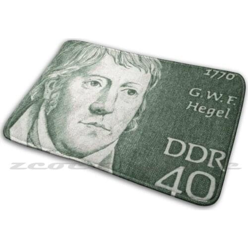 Georg Wilhelm Friedrich Hegel Mat Doorway Non-Slip Soft Water Uptake Carpet Hegel Philosophy Marx Zizek Funny Nerd Spirit