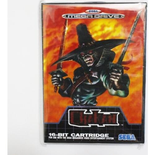 Chakan Game Cartridge 16 bit MD Game Card With Retail Box For Sega Mega Drive For Genesis