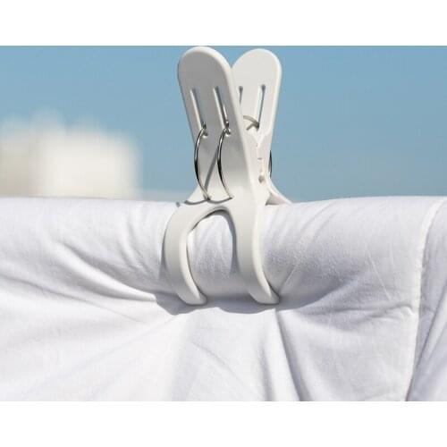 China household large windproof hanging clip over sized laundry clamp for cotton quilt clothing Non-slip