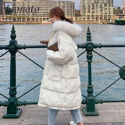 New Down Cotton-padded Jacket 2021 Winter Korean Solid Thick Jacket Female Oversize Coats Women Fashion Womens Hooded Parkas
