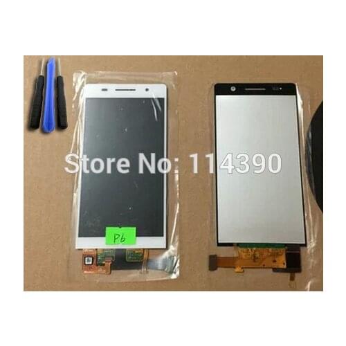 New original LCD screen display+Touch digitizer for hauwei Ascend P6 P6-C00 U06 T00 WHITE