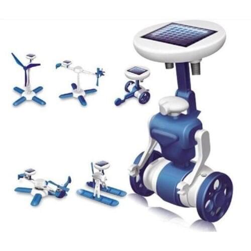 Sixty-one Childrens Day gift CCTV Recommending / six an aggregate a solar toys DIY model Six-card assembled