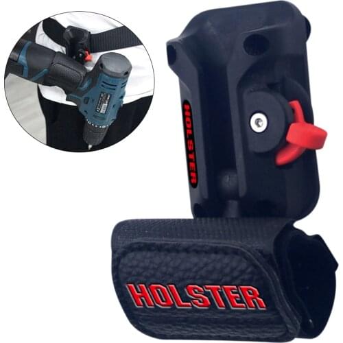 Electric Drill Waist Belt Storage Buckle Waist Strap Hanging Case Organizer Carpenter Tool Bag for Wrench Hammer Screwdriver