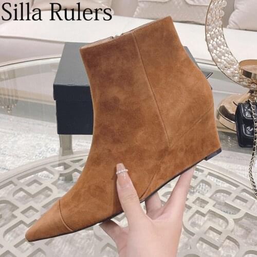 Silla Rulers Women's Wedge Ankle Boots
