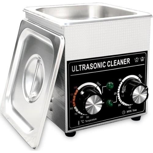 Ultrasonic Cleaner Ultrasound Washing For Test Tube Beaker Gold Silver Mould Bicycle Parts Motorcycle Engine Decontamination 2L
