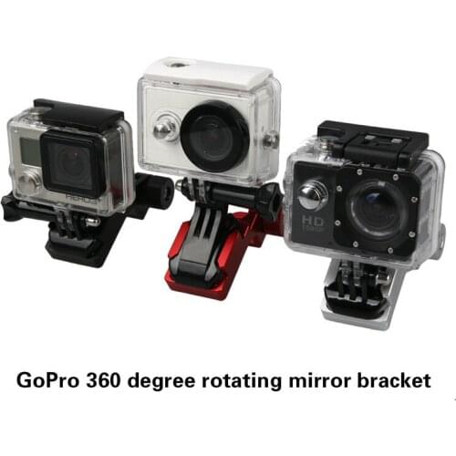 Motorcycle Parts CNC Aluminum Alloy Rearview Mirror Bracket Moto Mount Base Frame 5 Color Rearview Mirror Bracket Hold Camera