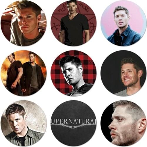 Supernatural SPN Jensen Ackles Icons Pins Badge Decoration Brooches Metal Badges For Clothes Backpack Decoration