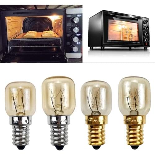 2pcs 220V E14 300 Degree High Temperature Resistant Microwave Oven Bulb Cooker Lamp Lighting Bulb 15/25W DropShipping