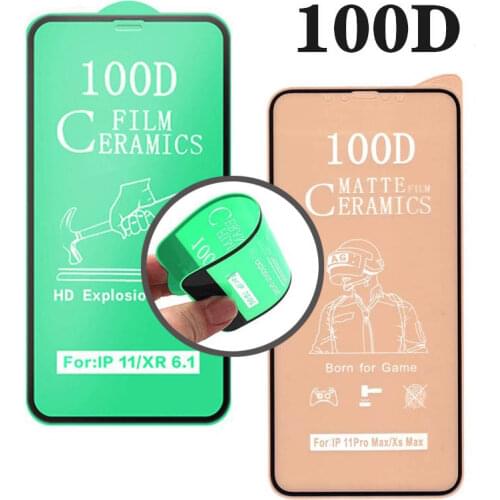 50pcs For IPHONE 12 PRO/MINI/11 Pro Max Ceramic film For IPHONE XS/XR/678 Plus AG matte full Screen Protector