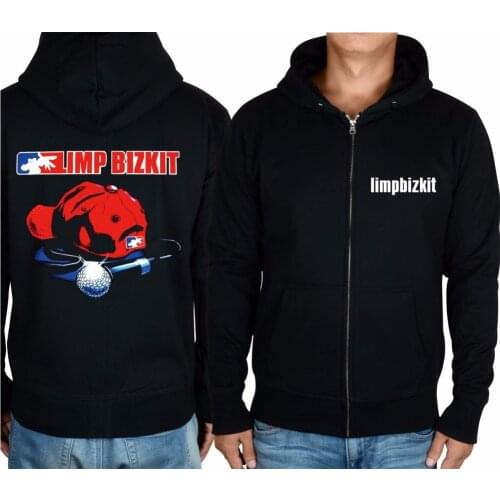 9 kinds winter shell warm jacket Limp Bizkit Rock hoodies punk death Black metal Zipper sweatshirt Outerwear sudadera microphone