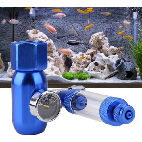 Aquarium CO2 Pressure Regulator Check Valve Gauge Bubble Counter Mini Single Table Perssure Regulators