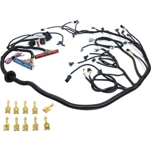 AP02 New For GM 99-03 4.8L 5.3L 6.0L LS LS1 LS6 STANDALONE WIRING HARNESS 4L60E
