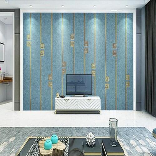 Milofi custom large wallpaper mural 3D simple new Chinese pattern background wallpaper mural