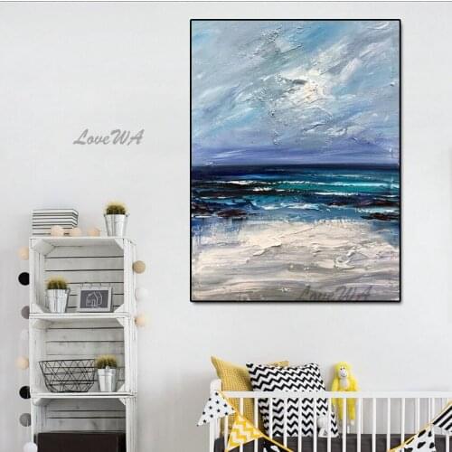 Color Is Dark Modern Abstract 100% Handpainted Oil Painting New Arrival Wall Art On Canvas Picture For Living Room No Framed