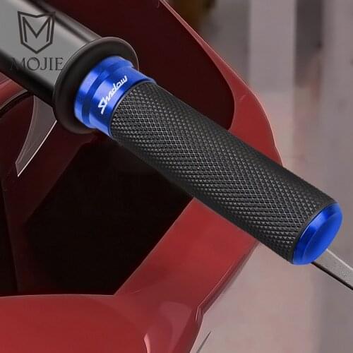 For Honda Shadow 400 600 700 750 Aero Black Spirit C2 800 1100 ACE Sabre 7/8" 22MM Motorcycle Handle Bar Handlebar Grips Cover