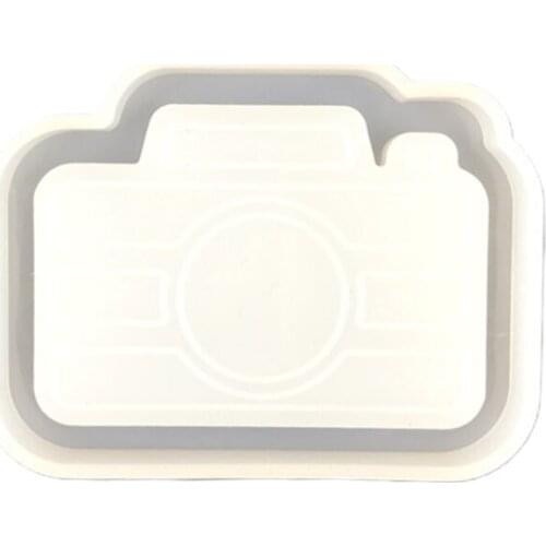 Camera Quicksand Keychain Epoxy Resin Mold DIY Earrings Necklace Silicone Mould