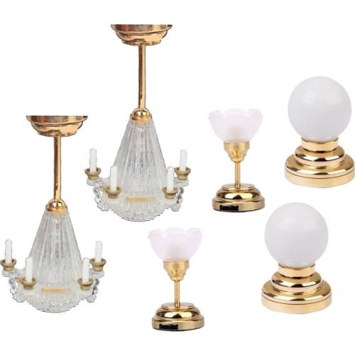Miniature Miniature LED Ceiling Light Model For Dollhouse In