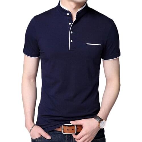 Polos Men Brand Tee Shirt Summer Short Sleeve Polo Shirts Man Fashion Stand Collar Breathable Cotton Shirt Casual 5XL Clothes