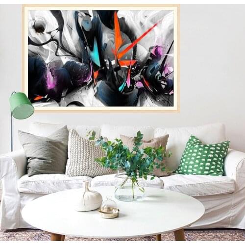 Black White Wall Art Canvas Painting Wall Pictures for Living Room Banksy Graffiti Art Home Decor Modern Prints Free shipping