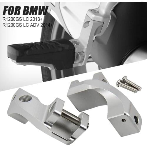 For BMW R1200GS LC 2013 to 2017 2018 R 1200 GS LC ADV 2014 to 2018 R1200GS LC Foot peg Motorcycle Passenger Footpeg Lowering Kit